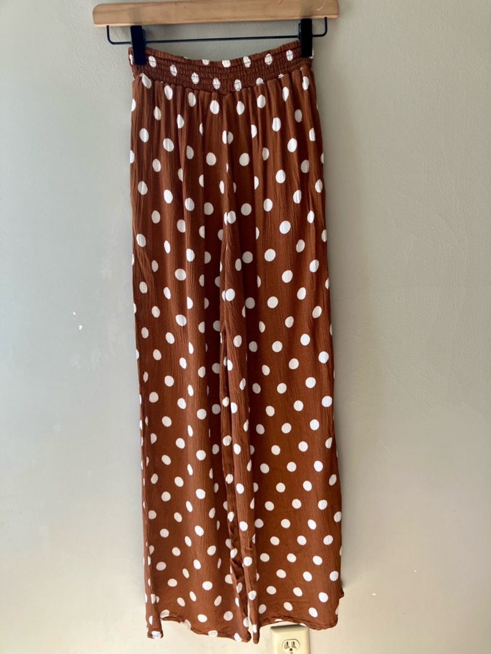 FOREVER 21 Polka Dot Wide Leg Pants - Picture 3 of 7